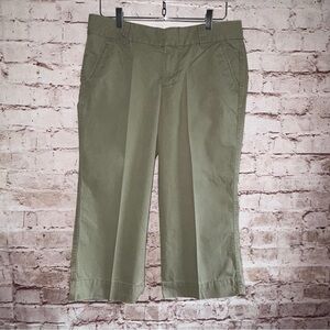 GAP Olive Green Cropped Chinos